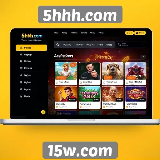 Navegação intuitiva destaca a experiência do usuário em 5hhh.com